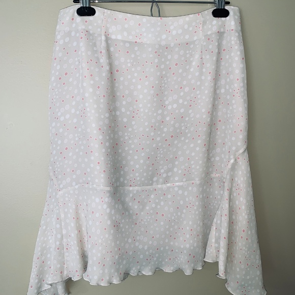 OptionElle Cream Pink Dots Mermaid Skirts - Picture 10 of 15
